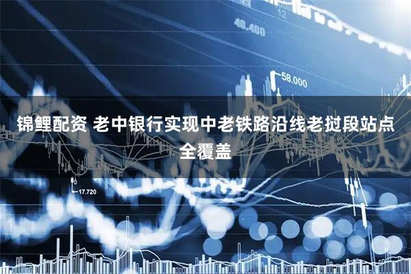 锦鲤配资 老中银行实现中老铁路沿线老挝段站点全覆盖
